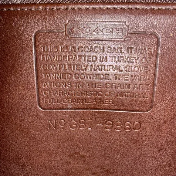 Vintage Coach daypack (mahogany) - Picture 2 of 13